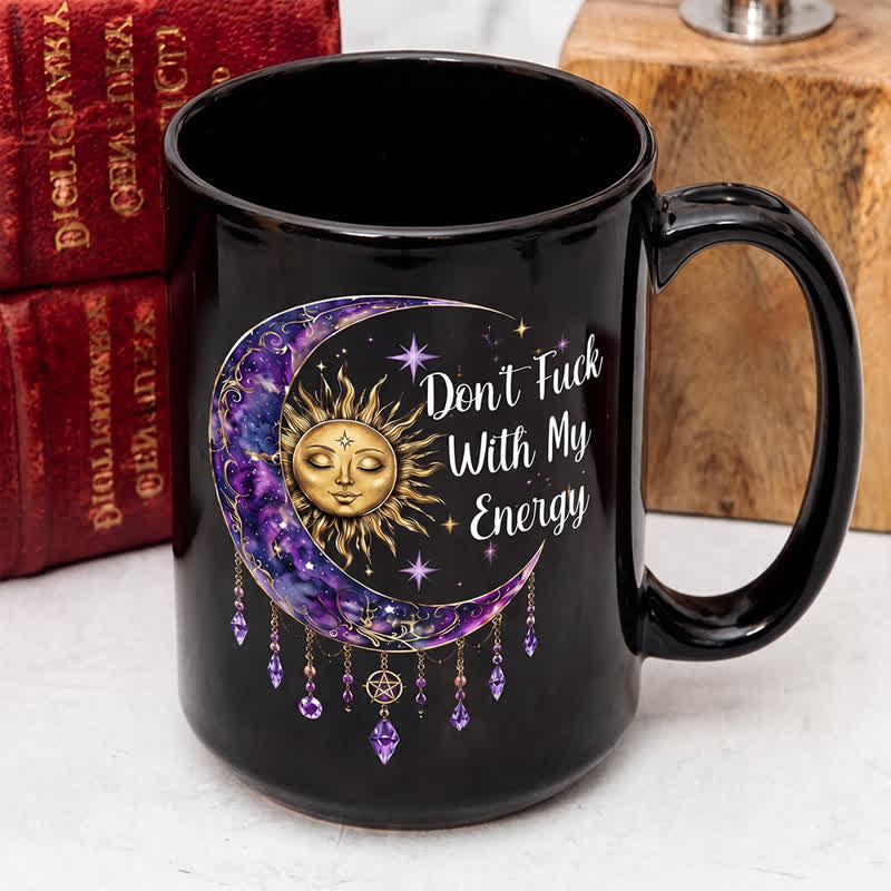 Tazza in ceramica Olivenorma cristalli del Sole e della Luna per proteggere l'energia spirituale - image 3