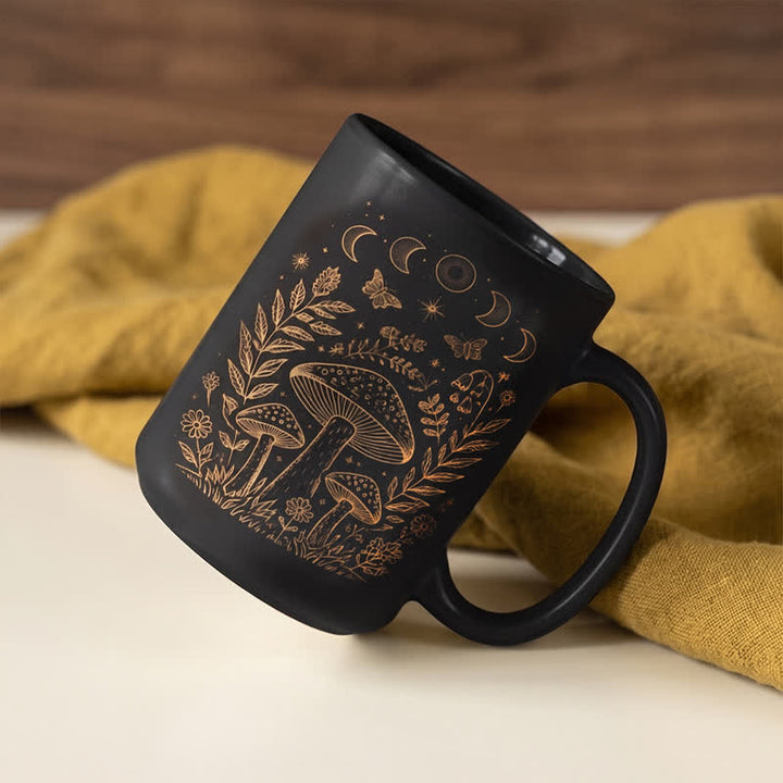 Tazza in ceramica Olivenorma a forma di fungo celeste, energia spirituale della natura. - image 3