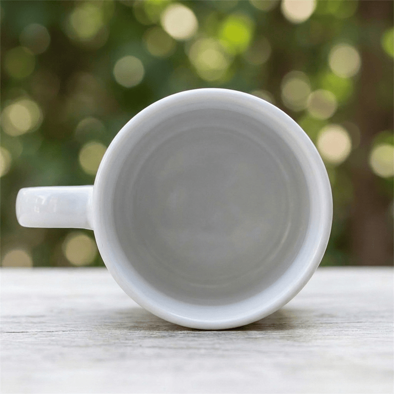 Tazza in ceramica con mano di Hamsa Olivenorma, simbolo di protezione e benedizione contro il malocchio. - image 4