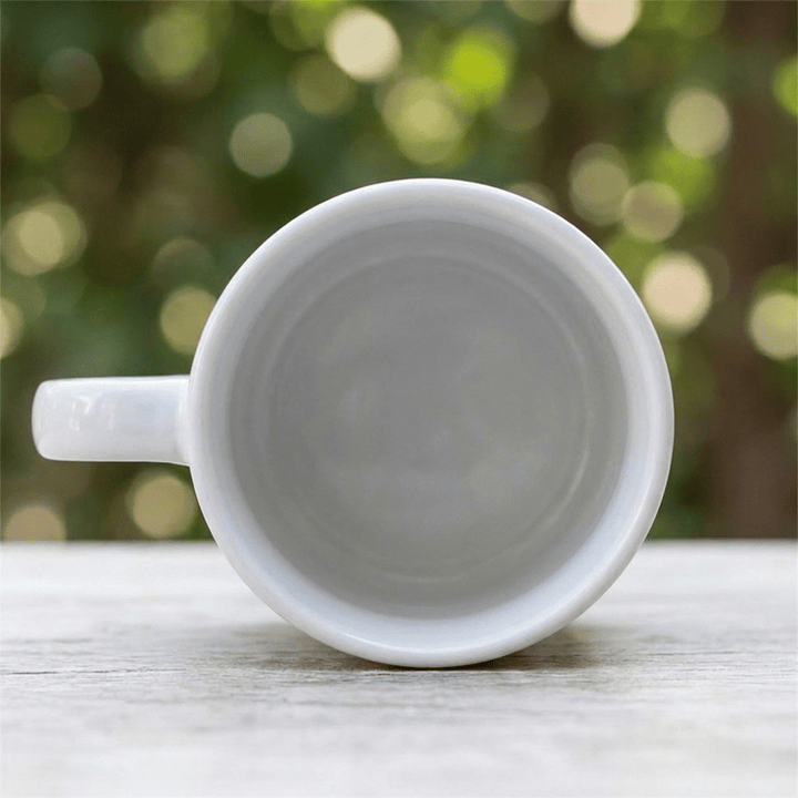 Tazza in ceramica con mano di Hamsa Olivenorma, simbolo di protezione e benedizione contro il malocchio. - image 4