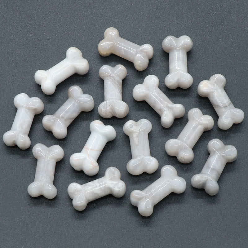 Decorazione in pietra preziosa di osso in cristallo di quarzo naturale Olivenorma