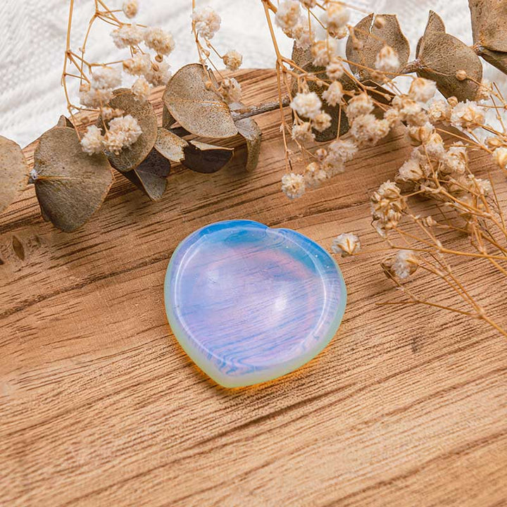 Pietra curativa per le preoccupazioni del cuore in opalite Olivenorma