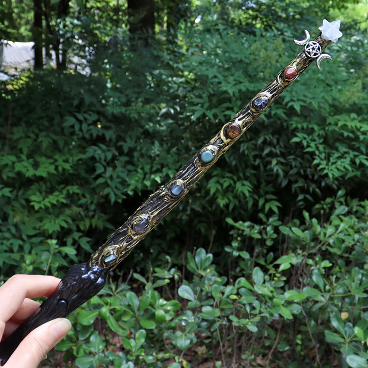Bacchette di cristallo naturale Merkaba Chakra Olivenorma