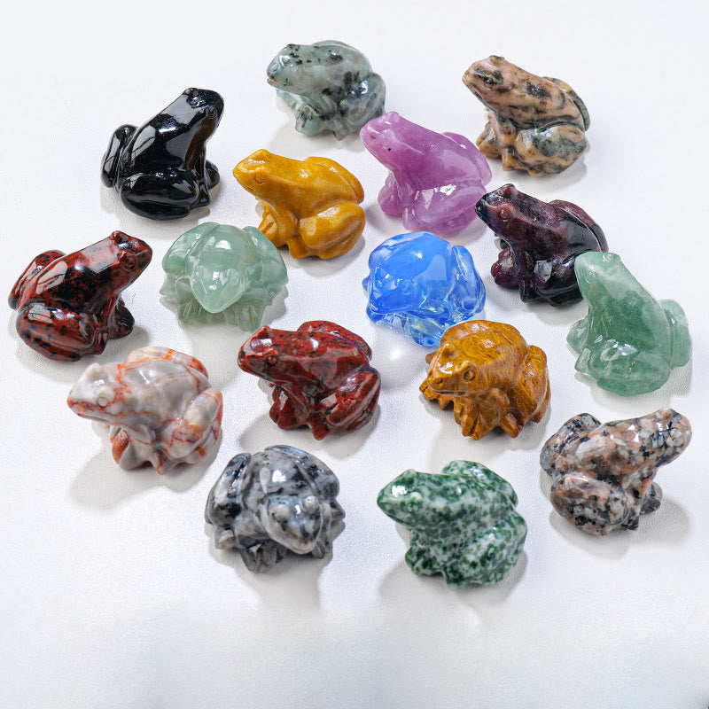 Decorazione della pietra preziosa della rana della pietra preziosa dello spirito sereno Olivenorma - image 44