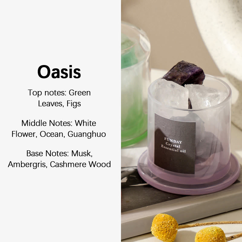 Olivenorma Diffusore di Aromi Pietra per Uso Domestico Olio Essenziale Cristallo Aromaterapia 