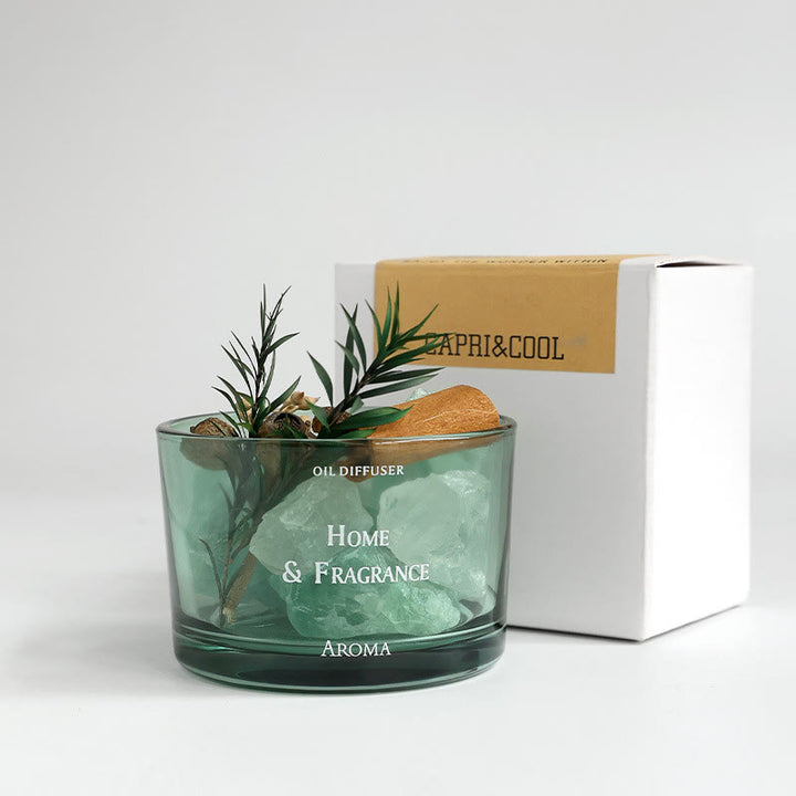 Olivenorma Natural Crystal Flameless Essential Oil Cristallo Aromaterapia 