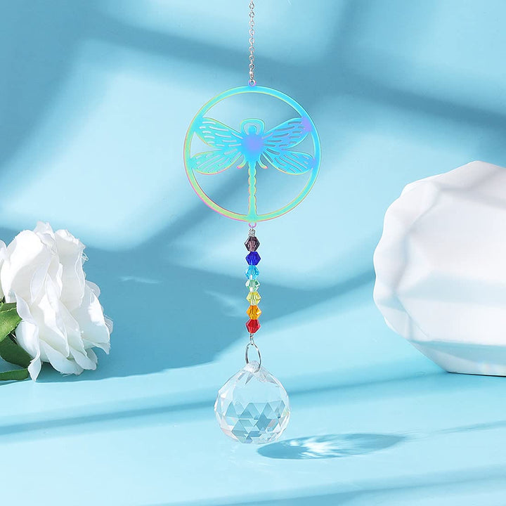 Olivenorma Clear Crystal Chakra Beads Hanging Wind Chime Suncatcher - image 30