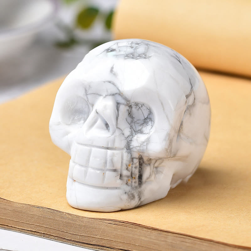 Olivenorma Crystal Inciso Teschio Artigianato Decorazione Pietre Preziose