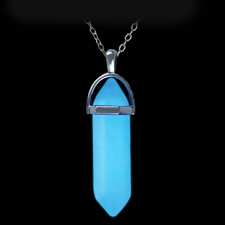 Collana a colonna esagonale in pietra di luna Olivenorma