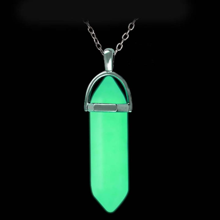 Collana a colonna esagonale in pietra di luna Olivenorma