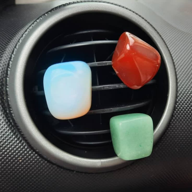 Decorazione per bocchette di aerazione per auto in cristallo naturale Olivenorma