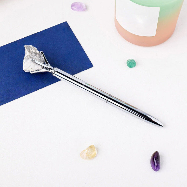 Penna per manifestazione di pietra grezza Olivenorma Decorazione con pietre preziose