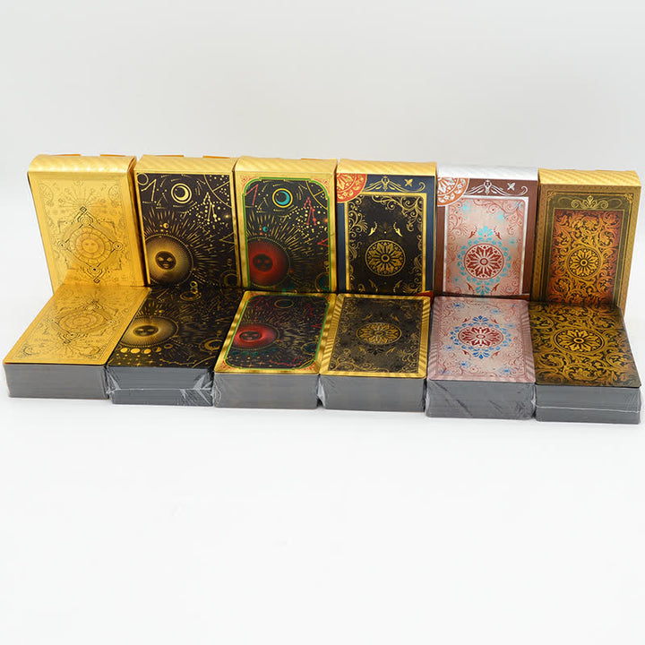 Olivenorma Carta dei Tarocchi in Lamina d'Oro Delicata