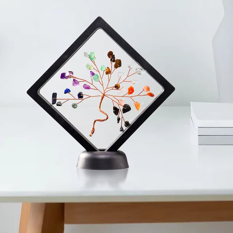 Decorazione per albero portafortuna in cristallo di chakra Olivenorma 