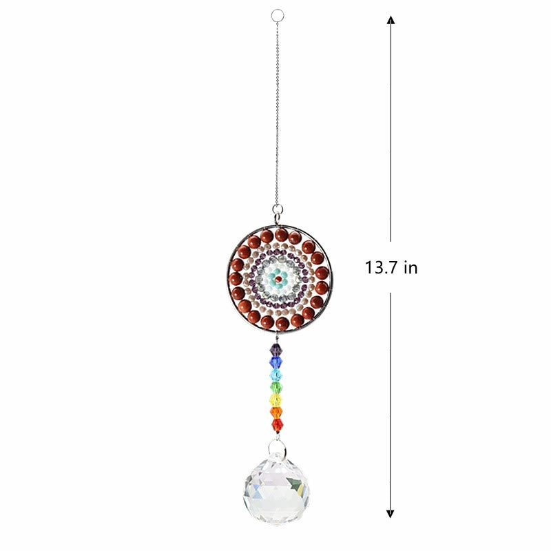 Olivenorma Crystal Suncatchers Campanello a vento Chakra fatto a mano 