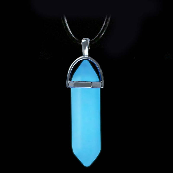 Collana a colonna esagonale in pietra di luna Olivenorma