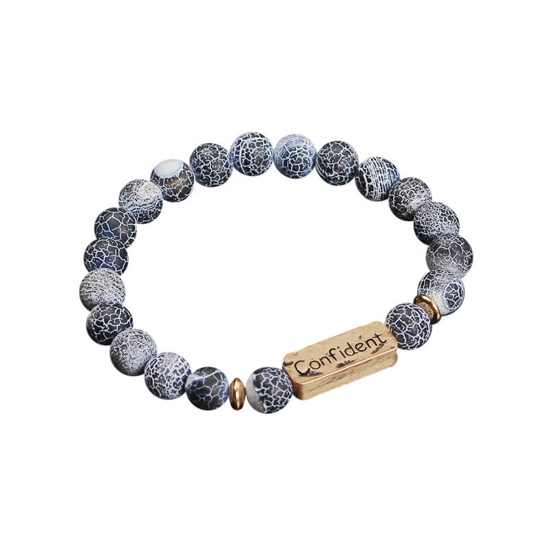 Bracciale Olivenorma Natural Gemstone Confident Engraved