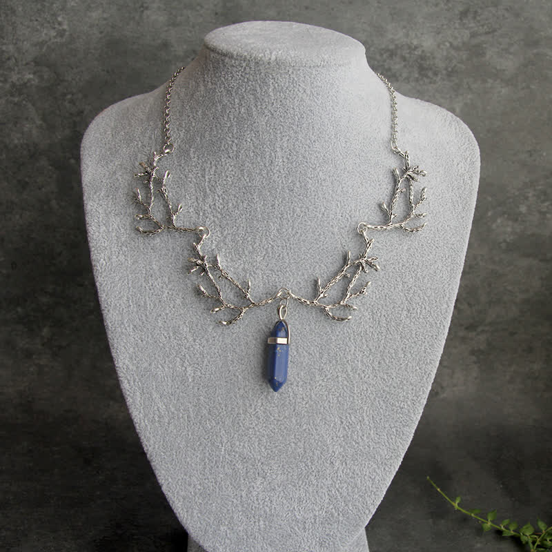 Olivenorma "La luce del Mantra" - Collana esagonale in cristallo naturale