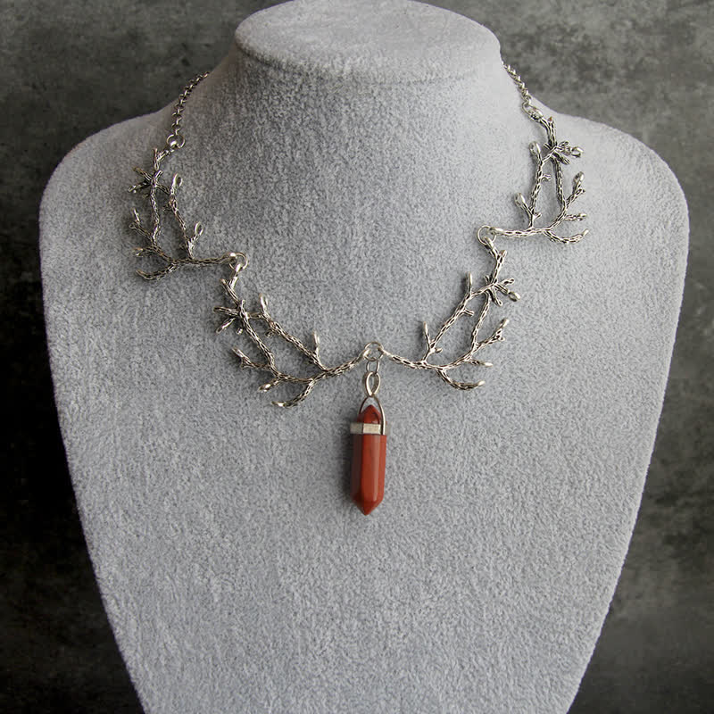 Olivenorma "La luce del Mantra" - Collana esagonale in cristallo naturale