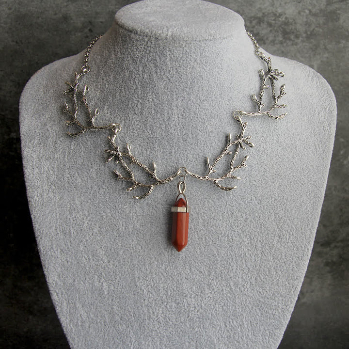 Olivenorma "La luce del Mantra" - Collana esagonale in cristallo naturale