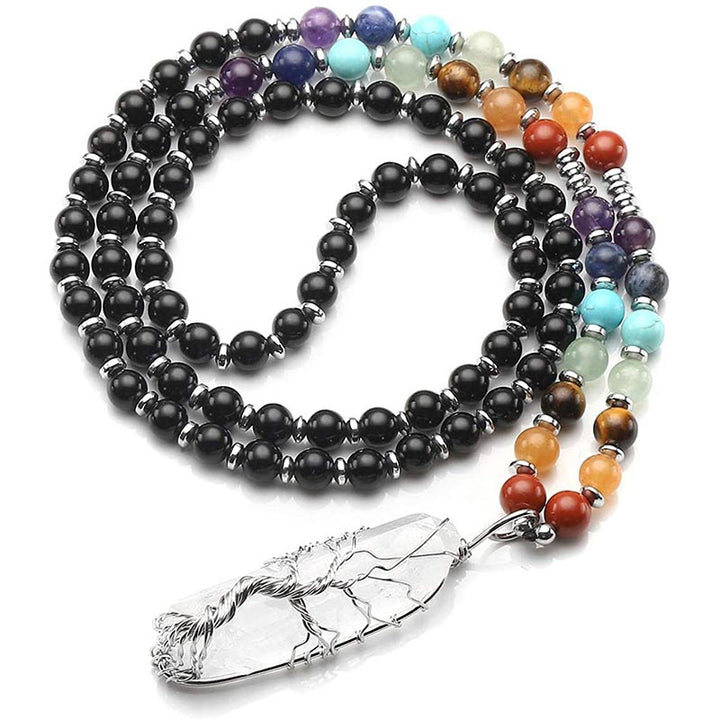 Mala di cristallo naturale per chakra