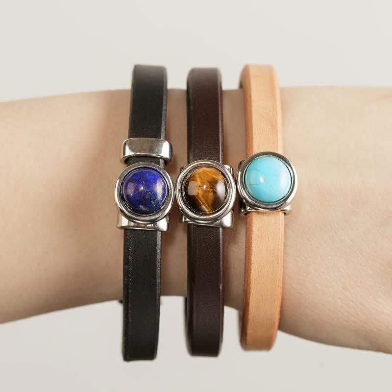 Olivenorma Braccialetti Oracolari in Pelle