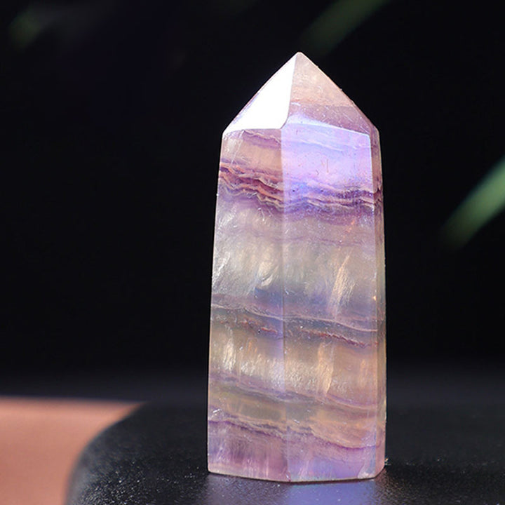 Bacchette di cristallo Reki crostale naturale di fluorite