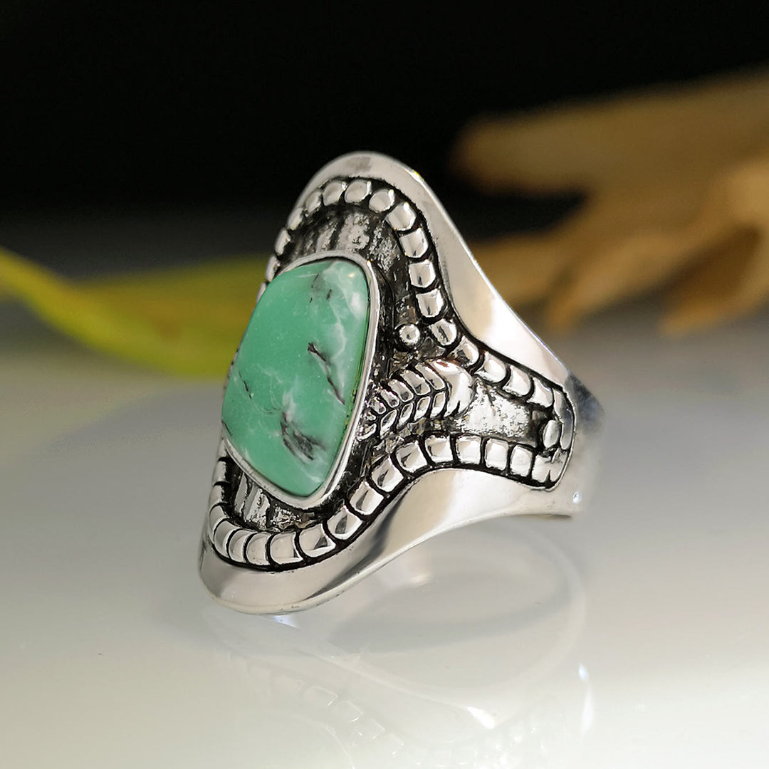Anello Olivenorma Vintage Grande Turchese 