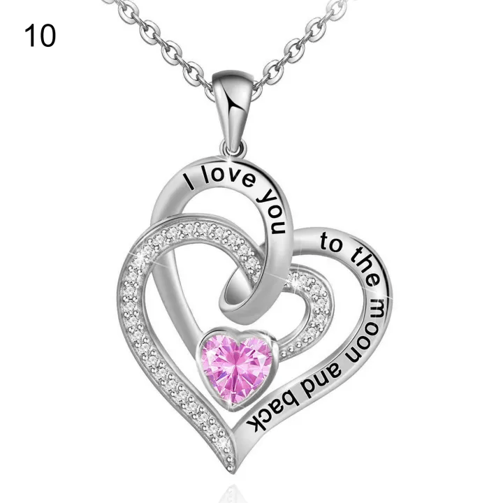 Collana con carta regalo Olivenorma Hearts and Hearts Birthstone - image 19