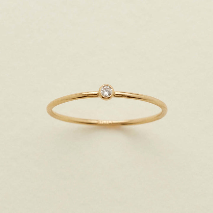 Olivenorma Birthstone Anello sottile per la nascita di 12 mesi