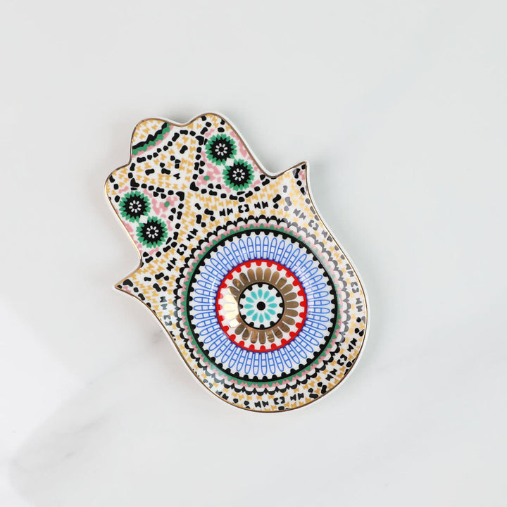Olivenorma Hamsa Evil Eye Piatto Sottobicchiere 