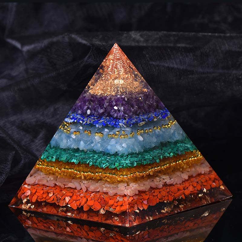 Olivenorma Piramide Orgonica Naturale per l'Equilibrio dei Chakra