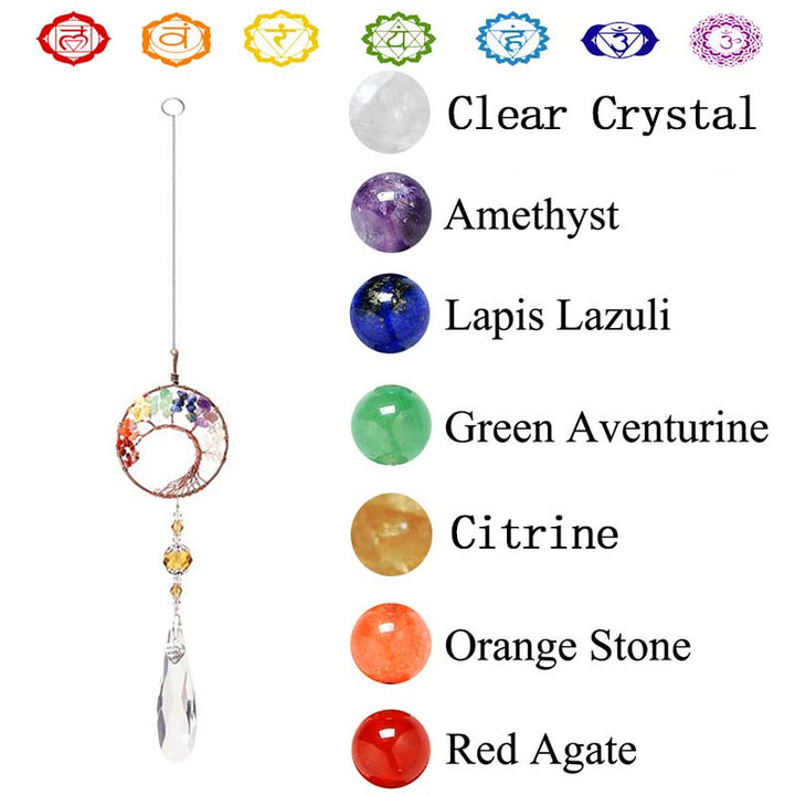 Olivenorma Chakra Reiki Albero della vita Acchiappasole 