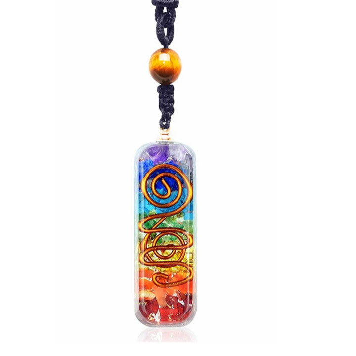 Collana di guarigione dei chakra con orgone Olivenorma