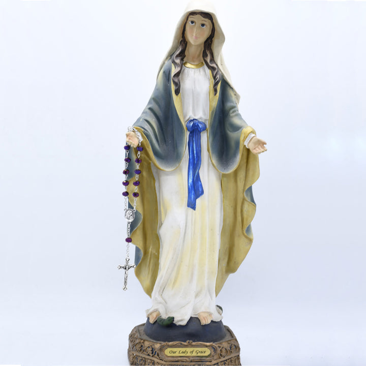 Braccialetto con croce rosario in cristallo Olivenorma 