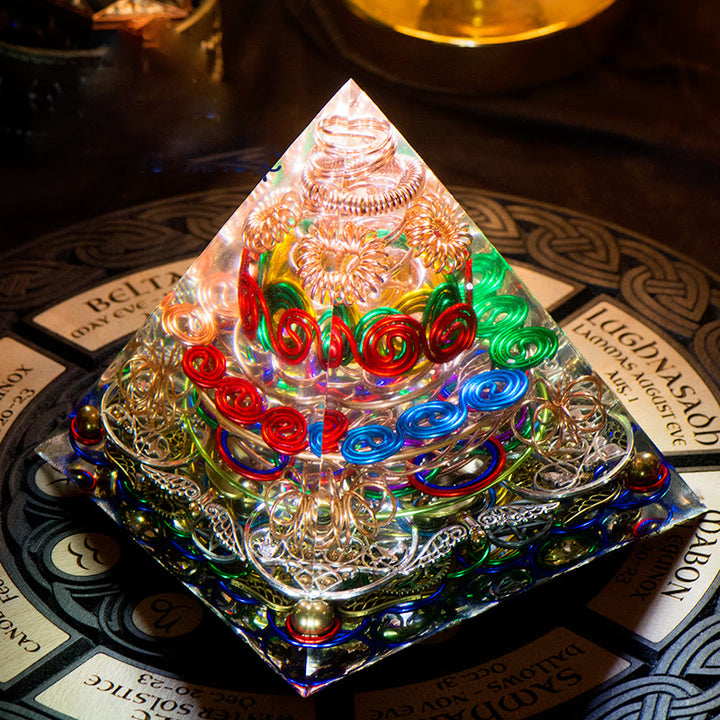Piramide di Orgone della Torre Linglong Olivenorma