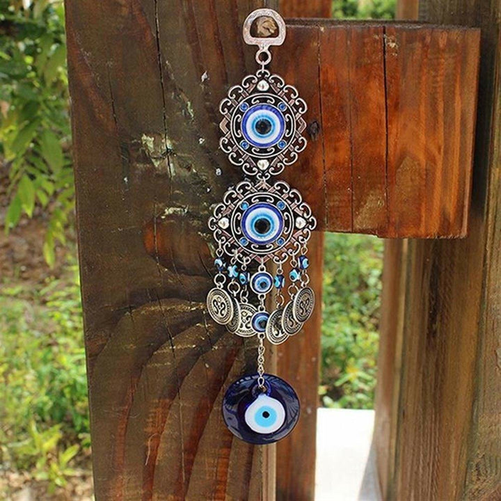 Olivenorma Blue Evil Eye Dream Net Catcher Decorazione da parete