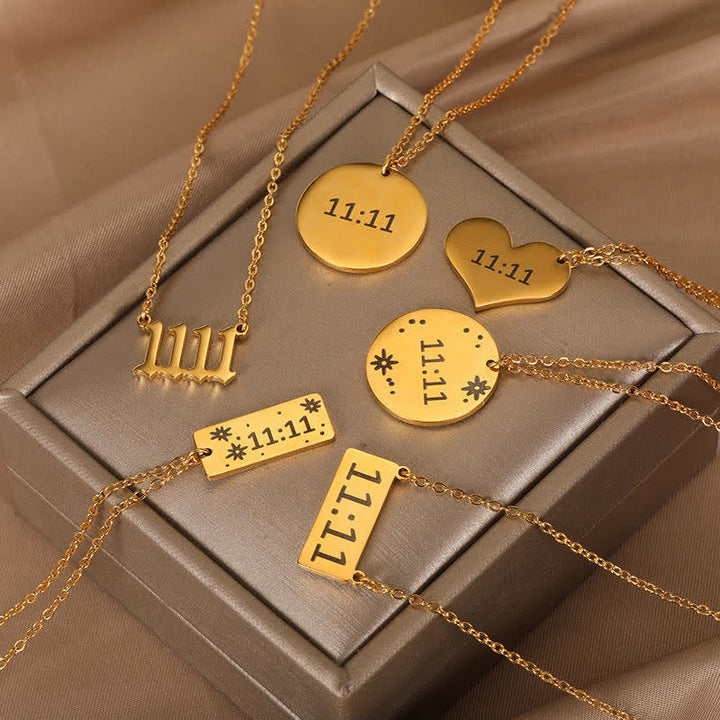 Olivenorma 11:11 Collana portafortuna con numero angelico 