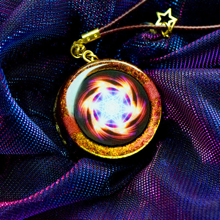 Olivenorma Maelstrom di Fuoco Metatronico Collana Orgone 