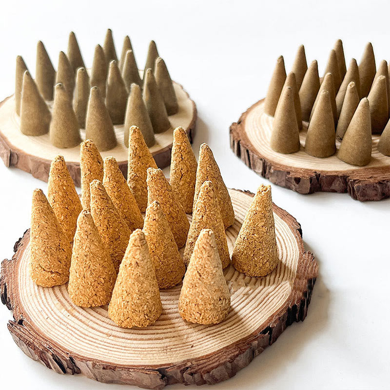 Olivenorma Aromaterapia Cristallo Purificante Meditazione Salvia Incenso Coni Bastoncino Sacro