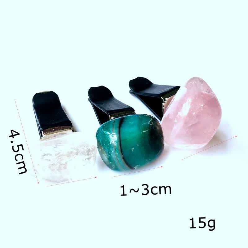 Decorazione per bocchette di aerazione per auto in cristallo naturale Olivenorma