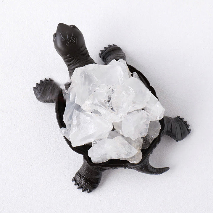 Olivenorma Natural Crystal Cluster Turtle Ornament Lampada Decorazione con pietre preziose