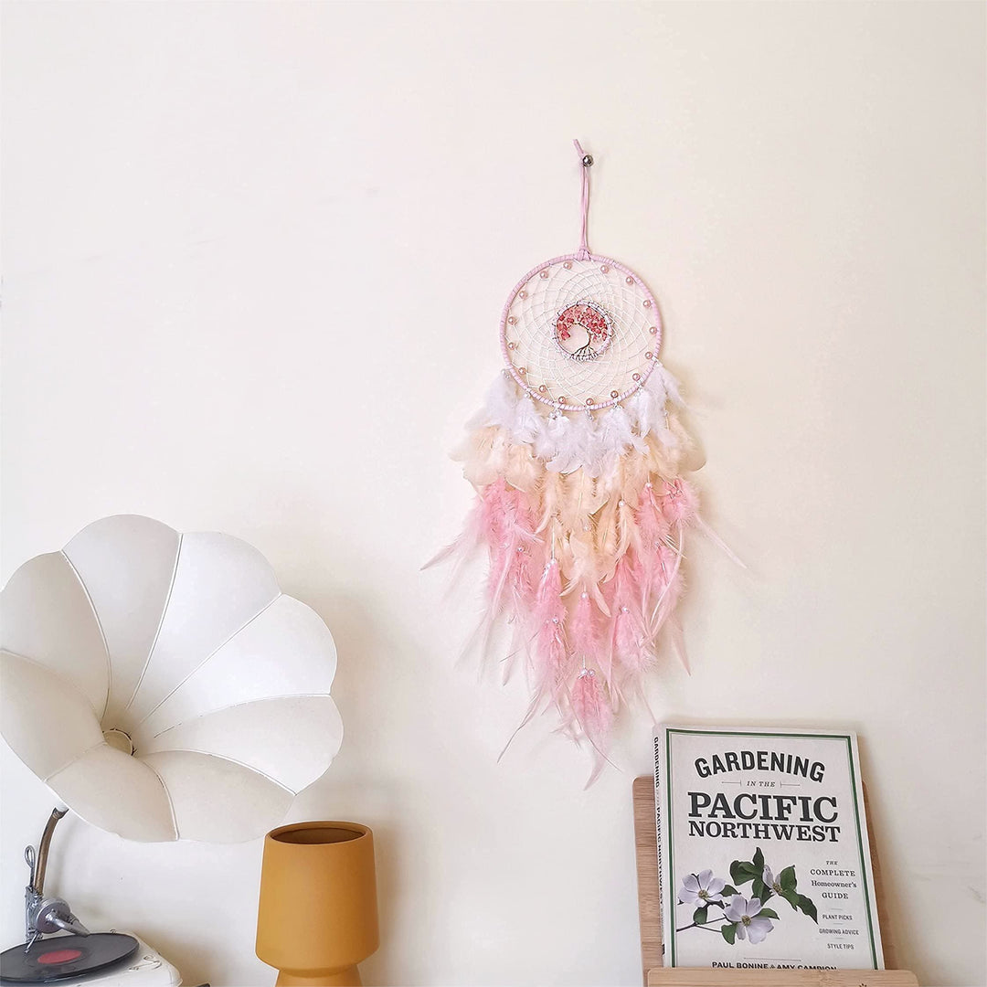 Olivenorma Albero della vita Sodalite blu Ghiaia Dream Catcher