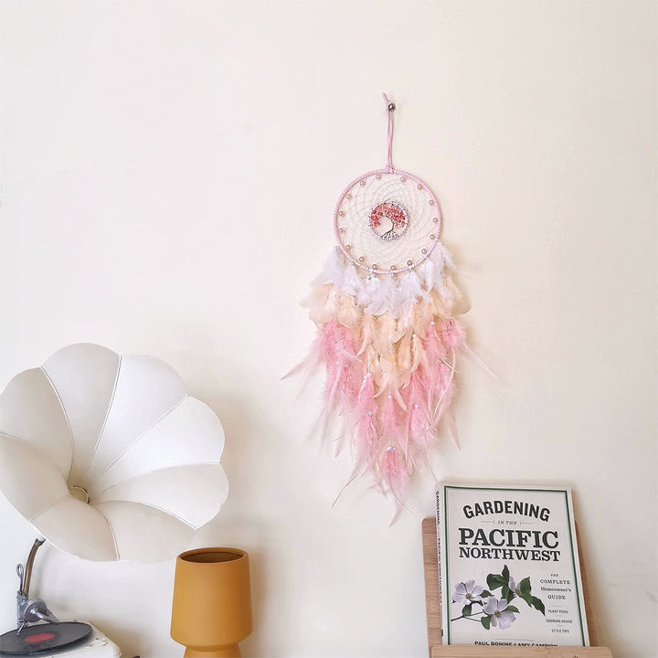 Olivenorma Albero della vita Sodalite blu Ghiaia Dream Catcher