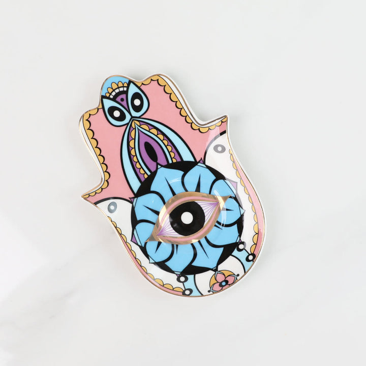 Olivenorma Hamsa Evil Eye Piatto Sottobicchiere 