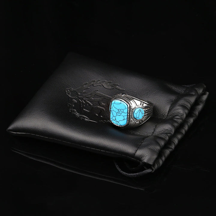 Anello da uomo turchese Olivenorma