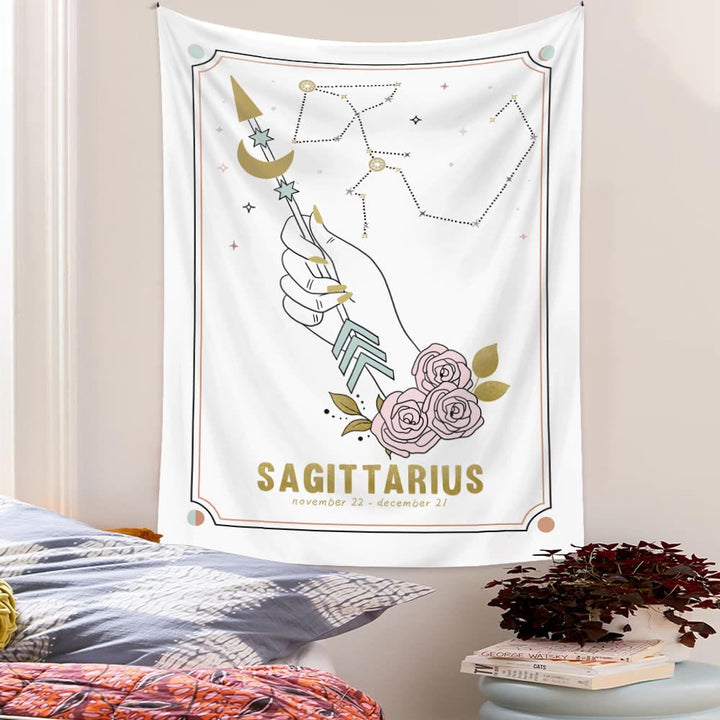 Olivenorma Mano Magica Tarocchi Zodiaco Arazzo 