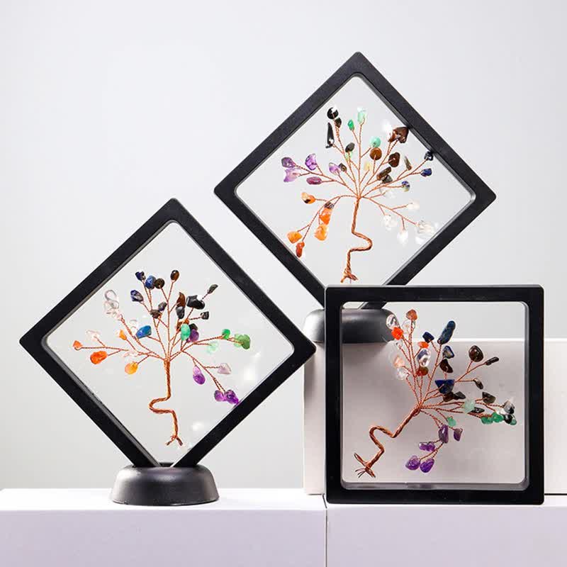 Decorazione per albero portafortuna in cristallo di chakra Olivenorma 