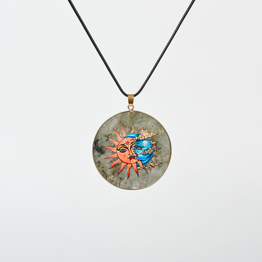 Collana Olivenorma Crystal Hamsa Chakra Albero della vita 