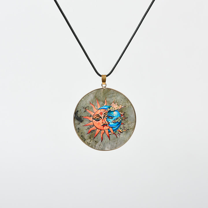 Collana Olivenorma Crystal Hamsa Chakra Albero della vita 
